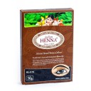 Indian Henna Brow Black uzacu krāsa melna, 50g